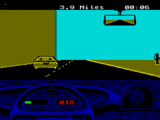 The Duel: Test Drive II screenshot 2 for ZX Spectrum